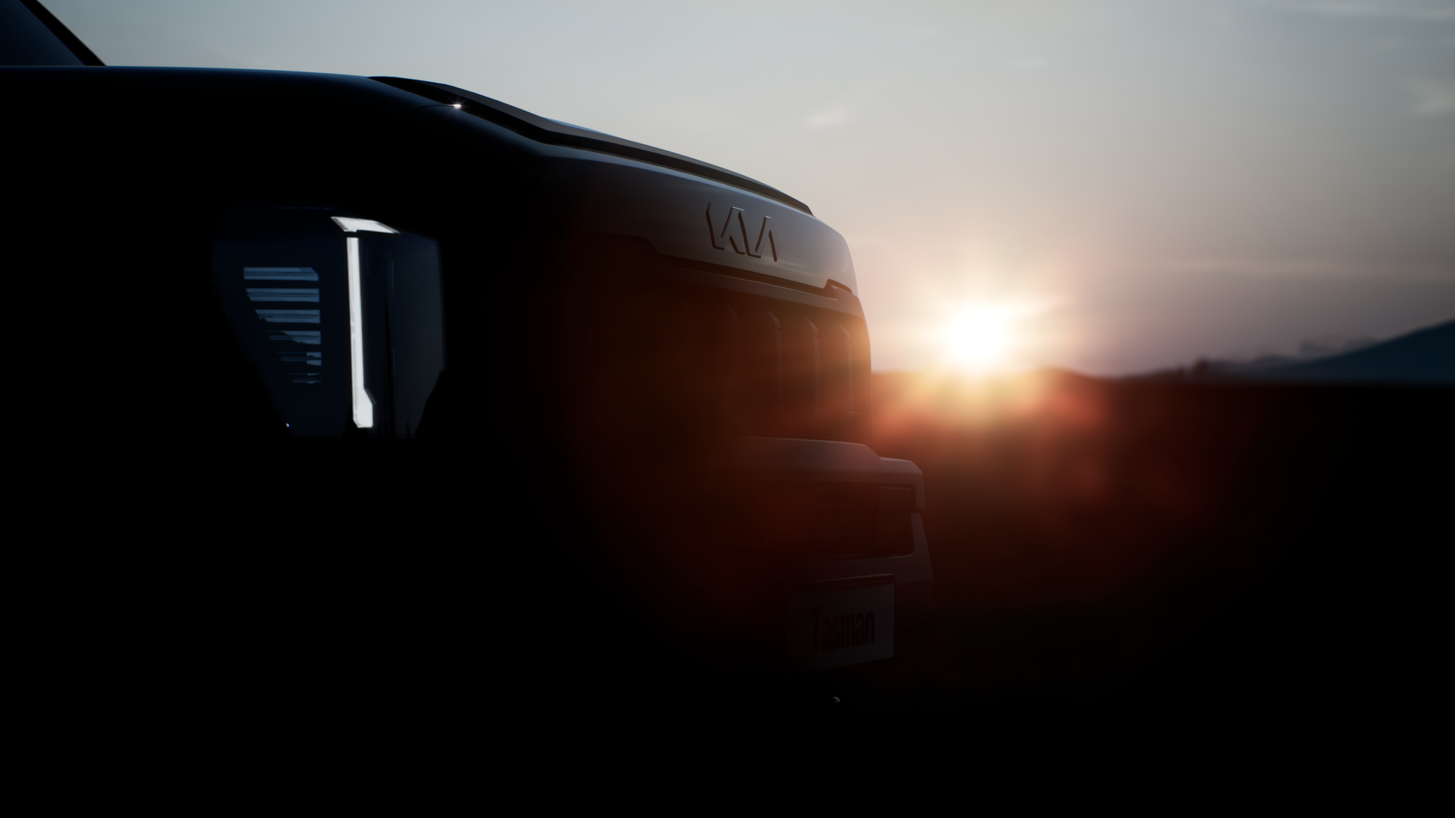 Kia teases its first pickup truck ( Kia Tasman )